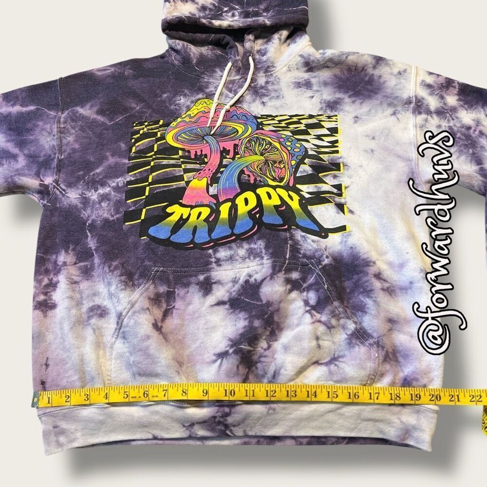 Y2K Style Retro Hippie Tie-Dye Hoodie – Estimated Size Large – No Tag - Picture 11 of 12